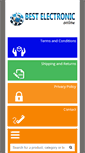 Mobile Screenshot of bestelectroniconlinestore.com