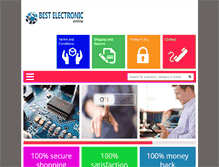 Tablet Screenshot of bestelectroniconlinestore.com